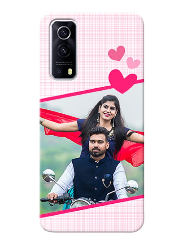 Custom IQOO Z3 5G Personalised Phone Cases: Love Shape Heart Design