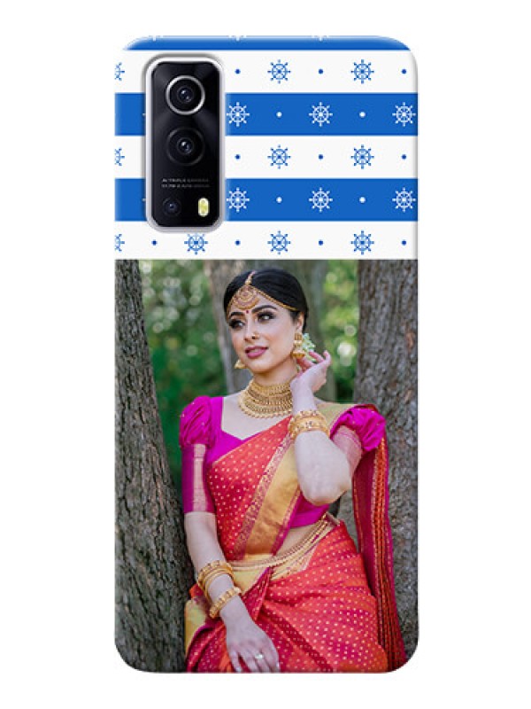 Custom IQOO Z3 5G custom mobile covers: Snow Pattern Design