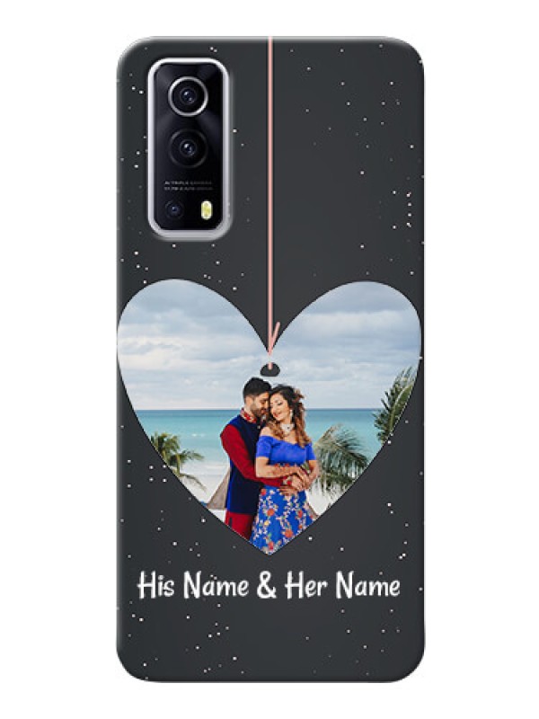 Custom IQOO Z3 5G custom phone cases: Hanging Heart Design