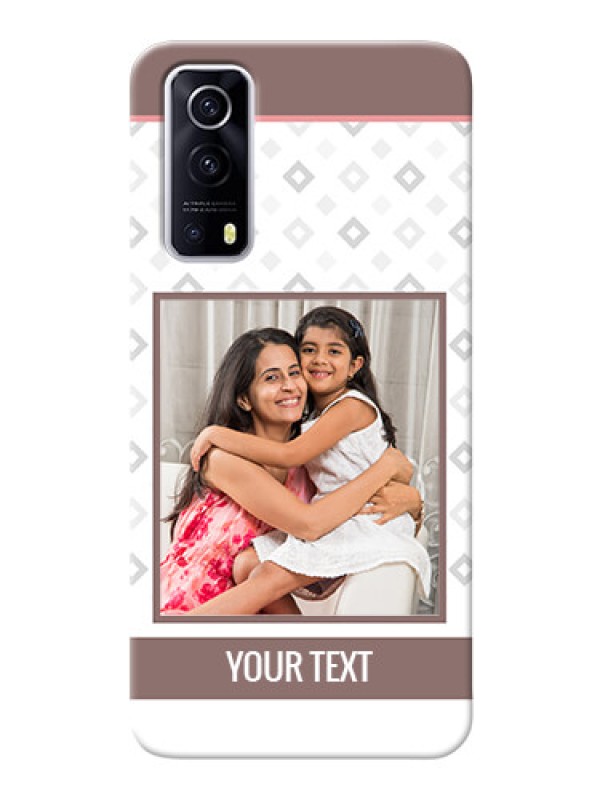 Custom IQOO Z3 5G custom back covers: Simple Diamond Design