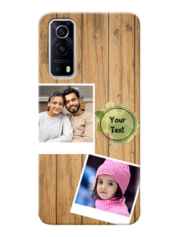 Custom IQOO Z3 5G Custom Mobile Phone Covers: Wooden Texture Design