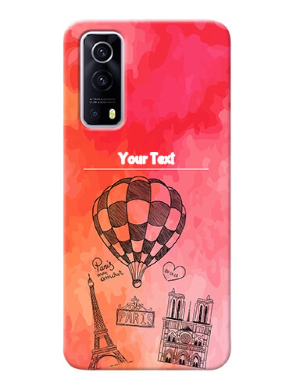Custom IQOO Z3 5G Personalized Mobile Covers: Paris Theme Design
