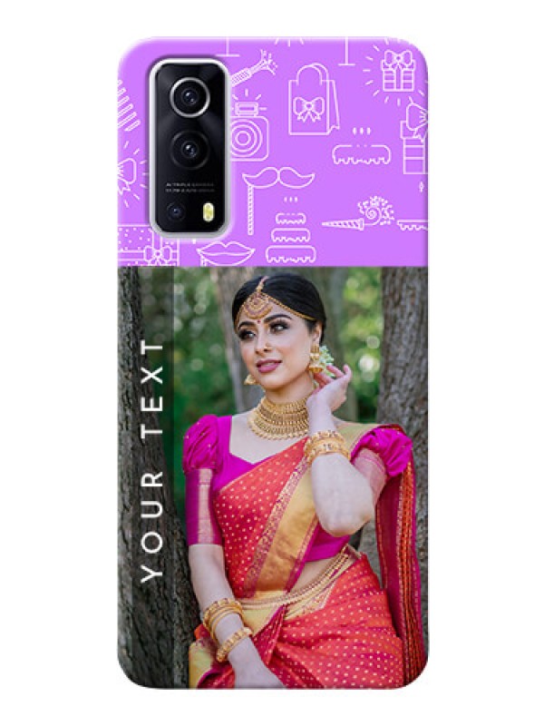 Custom IQOO Z3 5G Personalized Phone Cases: Birthday Icons Design