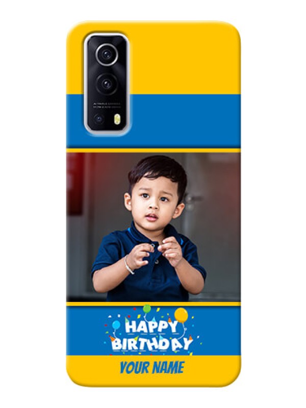 Custom IQOO Z3 5G Mobile Back Covers Online: Birthday Wishes Design