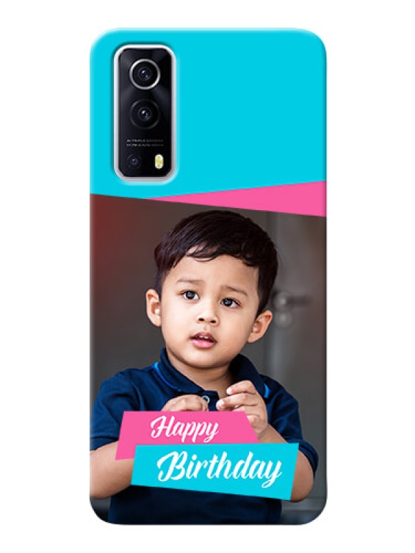 Custom IQOO Z3 5G Mobile Covers: Image Holder with 2 Color Design