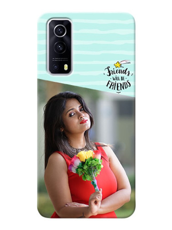 Custom IQOO Z3 5G Mobile Back Covers: Friends Picture Icon Design