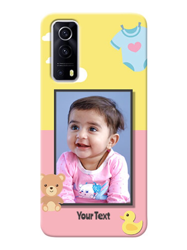 Custom IQOO Z3 5G Back Covers: Kids 2 Color Design