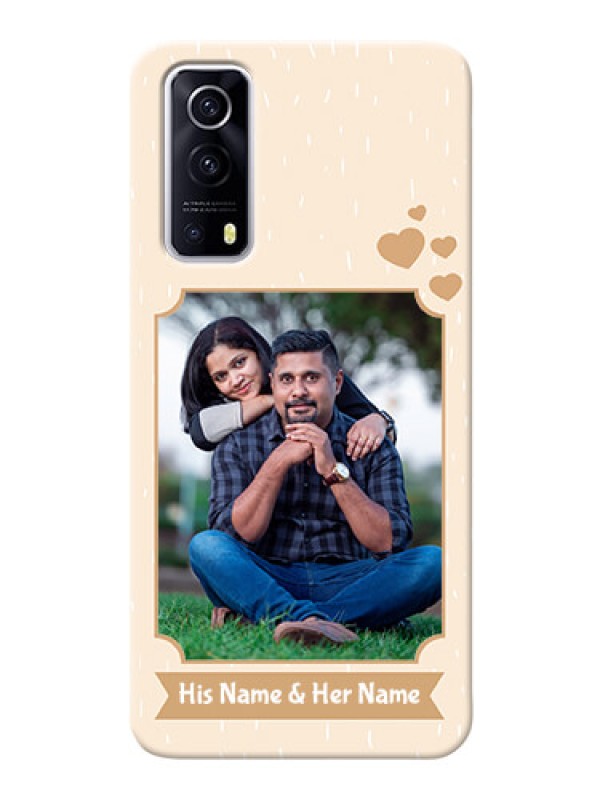 Custom IQOO Z3 5G mobile phone cases with confetti love design 