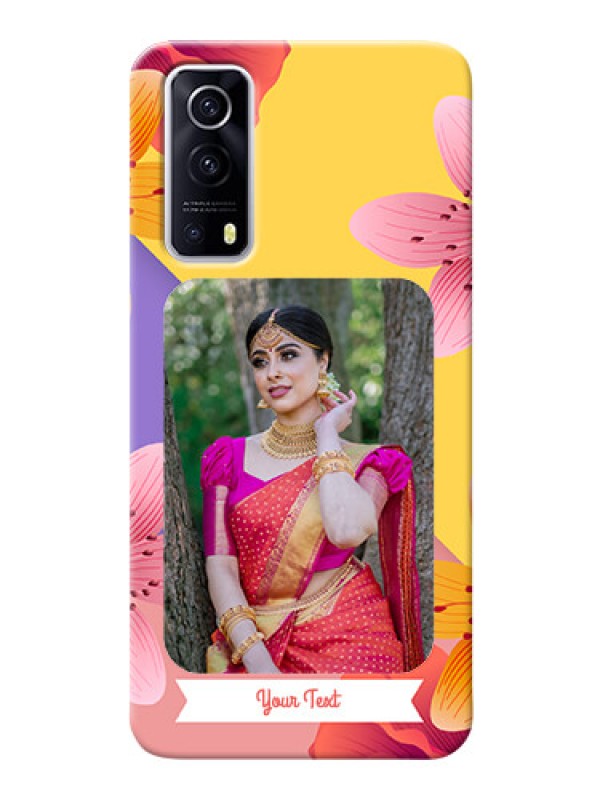 Custom IQOO Z3 5G Mobile Covers: 3 Image With Vintage Floral Design