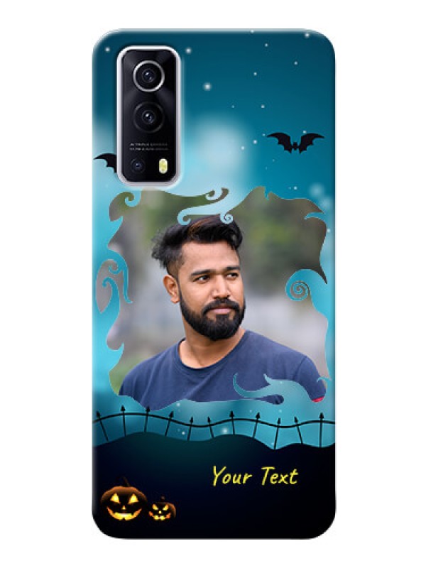 Custom IQOO Z3 5G Personalised Phone Cases: Halloween frame design