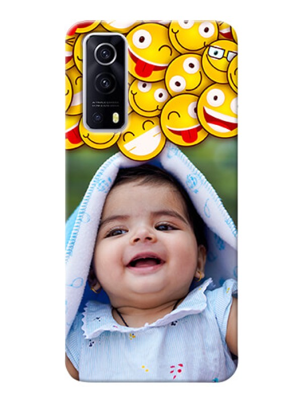 Custom IQOO Z3 5G Custom Phone Cases with Smiley Emoji Design