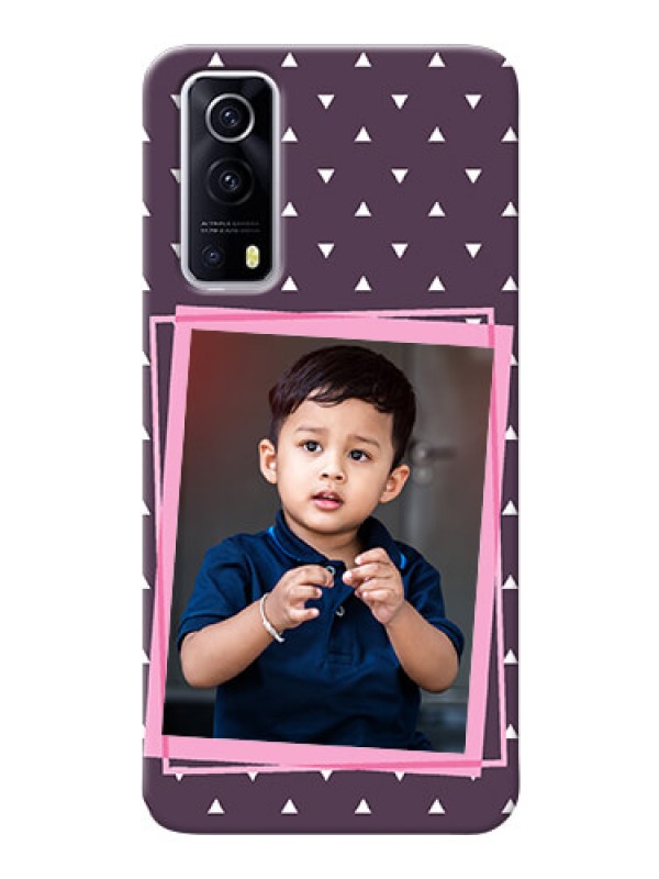 Custom IQOO Z3 5G Phone Cases: Triangle Pattern Dotted Design