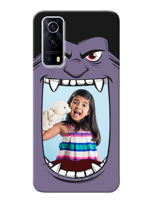 Custom IQOO Z3 5G Personalised Phone Covers: Angry Monster Design