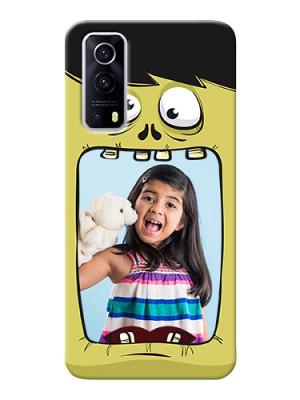 Custom IQOO Z3 5G Mobile Covers: Cartoon monster back case Design