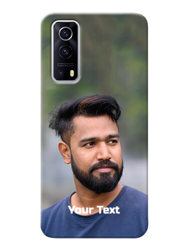 Custom IQOO Z3 5G Mobile Cover: Photo with Text