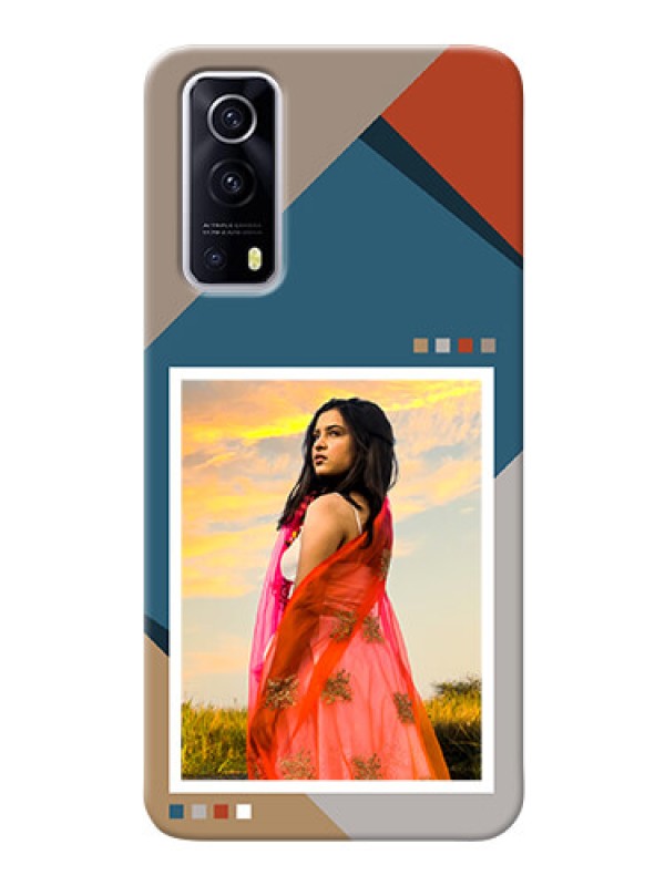 Custom iQOO Z3 5G Mobile Back Covers: Retro color pallet Design