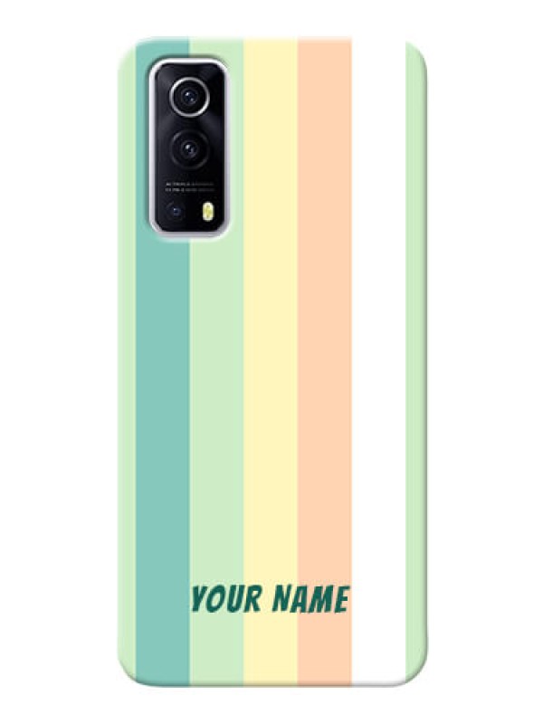 Custom iQOO Z3 5G Back Covers: Multi-colour Stripes Design