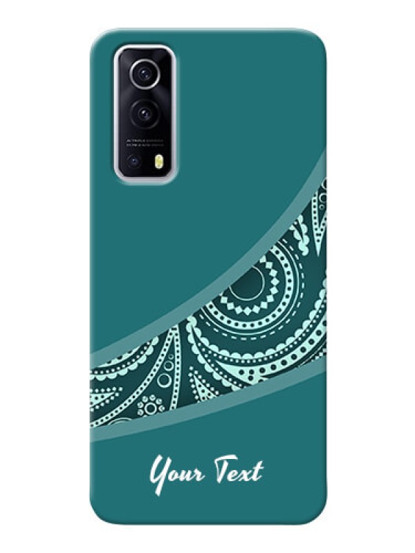 Custom iQOO Z3 5G Custom Phone Covers: semi visible floral Design