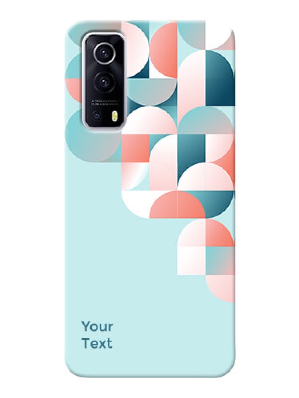 Custom iQOO Z3 5G Back Covers: Stylish Semi-circle Pattern Design