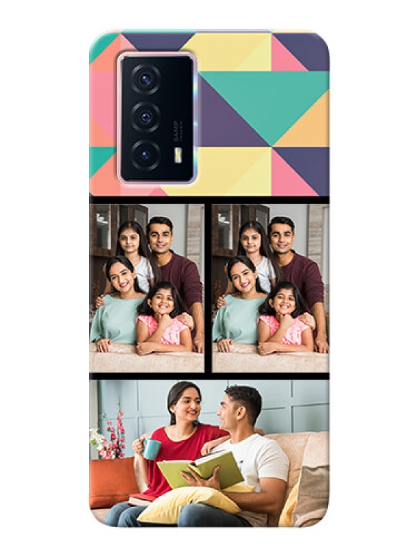 Custom iQOO Z5 5G personalised phone covers: Bulk Pic Upload Design