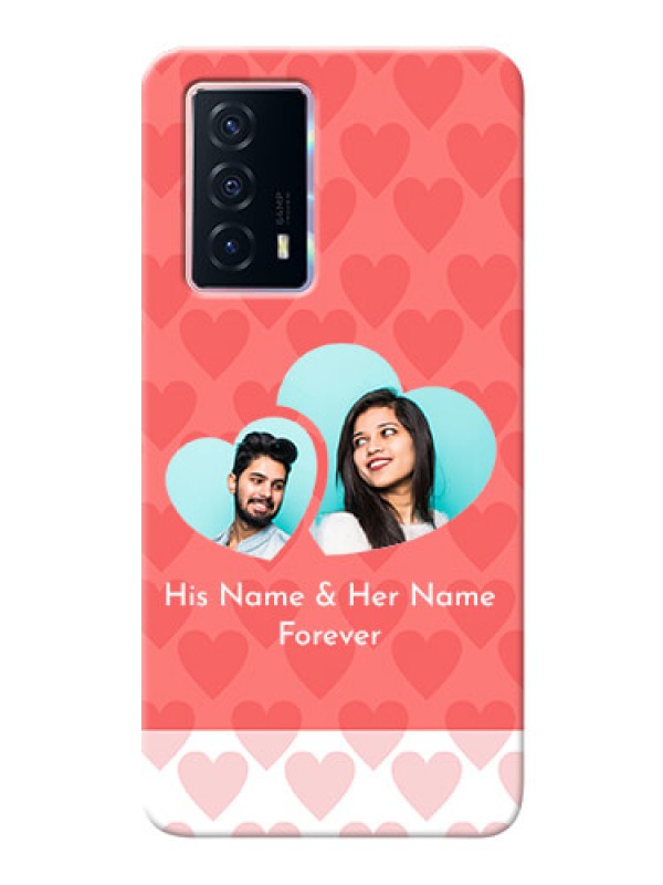 Custom iQOO Z5 5G personalized phone covers: Couple Pic Upload Design