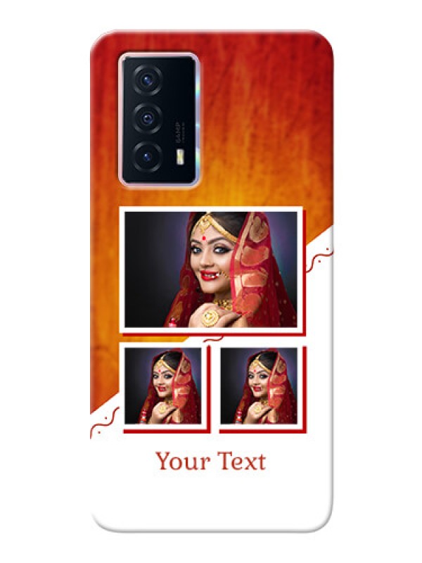 Custom iQOO Z5 5G Personalised Phone Cases: Wedding Memories Design 