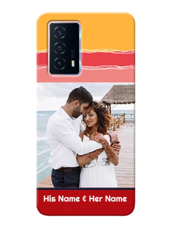 Custom iQOO Z5 5G custom mobile phone covers: Colorful Case Design