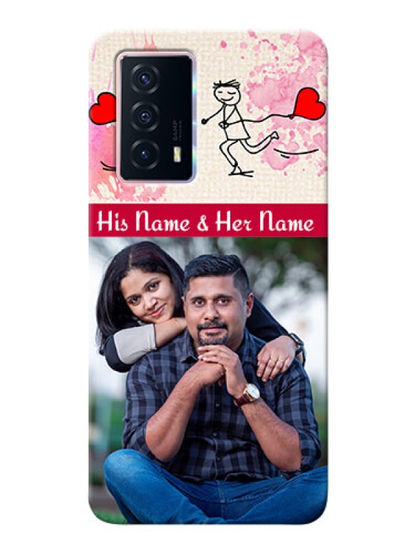 Custom iQOO Z5 5G phone back covers: You and Me Case Design