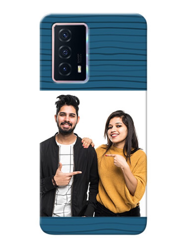 Custom iQOO Z5 5G Custom Phone Cases: Blue Pattern Cover Design