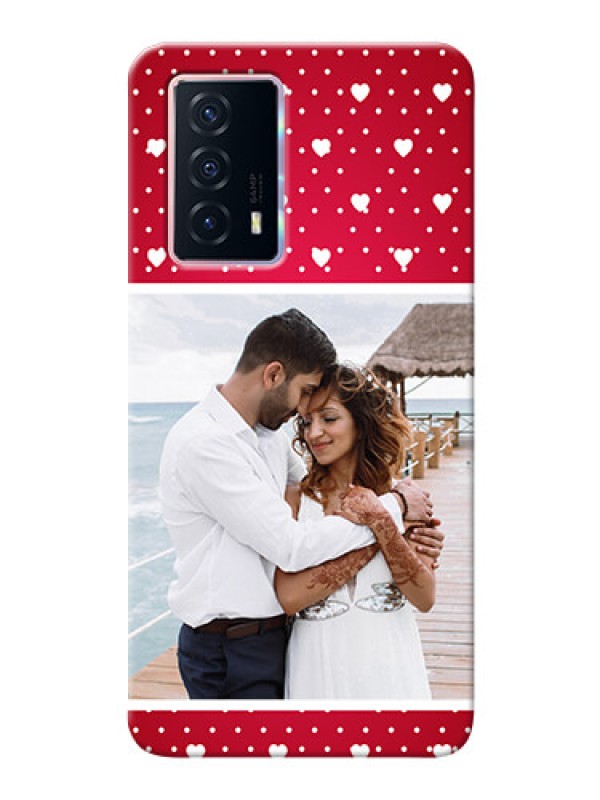 Custom iQOO Z5 5G custom back covers: Hearts Mobile Case Design