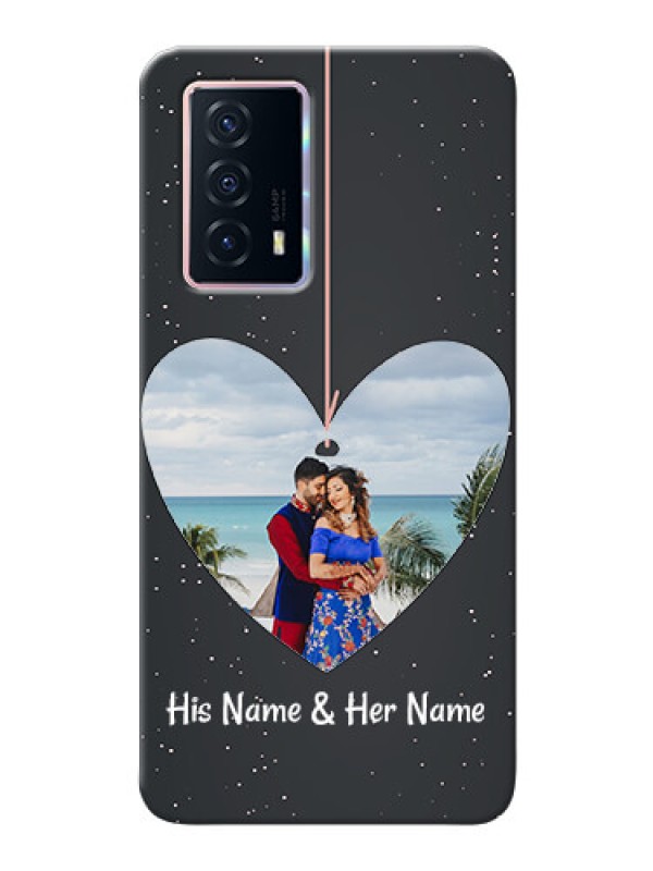 Custom iQOO Z5 5G custom phone cases: Hanging Heart Design