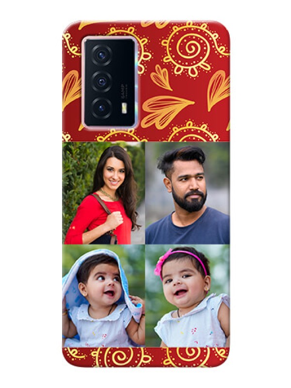 Custom iQOO Z5 5G Mobile Phone Cases: 4 Image Traditional Design