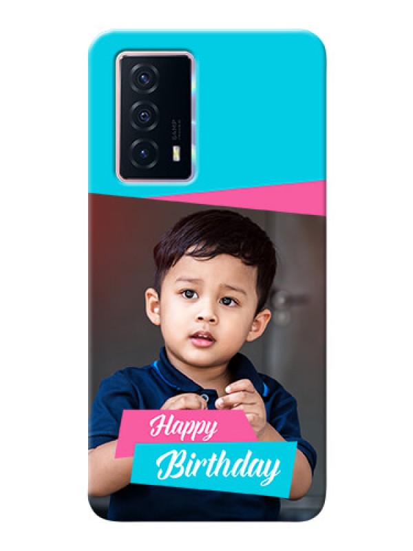 Custom iQOO Z5 5G Mobile Covers: Image Holder with 2 Color Design