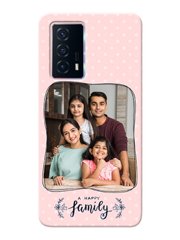 Custom iQOO Z5 5G Personalized Phone Cases: Family with Dots Design