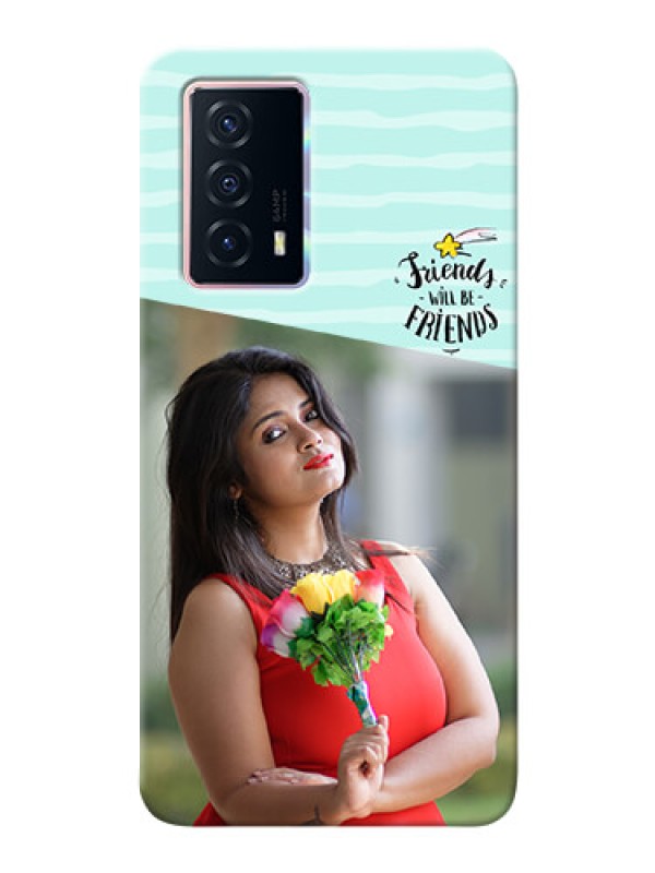 Custom iQOO Z5 5G Mobile Back Covers: Friends Picture Icon Design