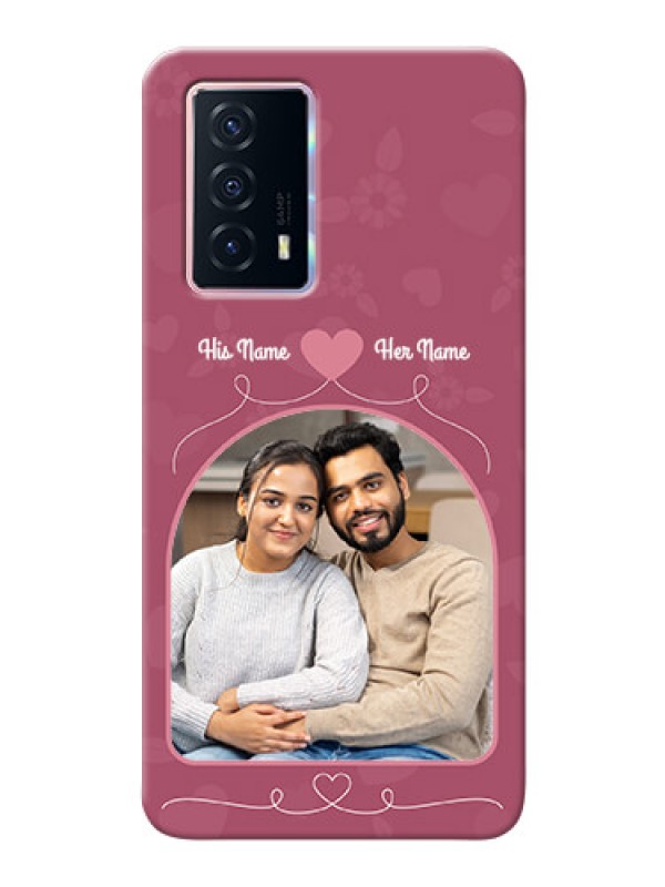 Custom iQOO Z5 5G mobile phone covers: Love Floral Design