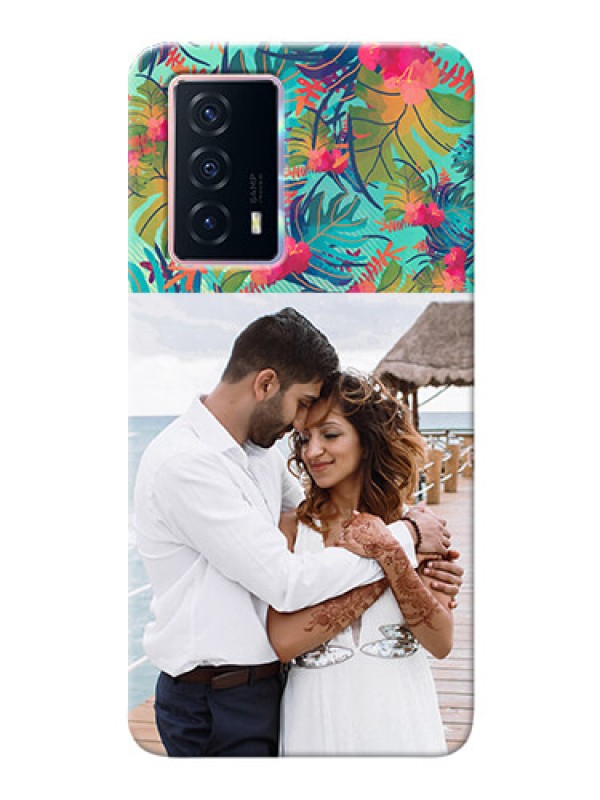 Custom iQOO Z5 5G Personalized Phone Cases: Watercolor Floral Design