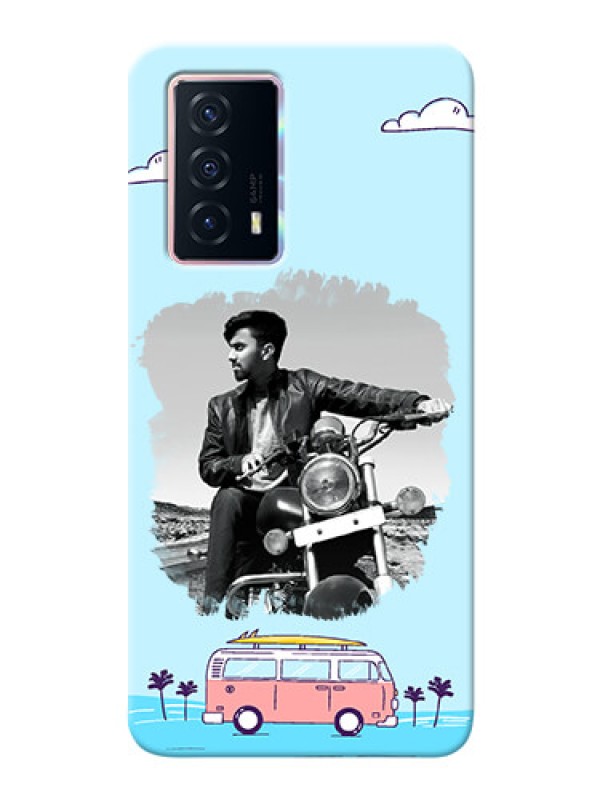 Custom iQOO Z5 5G Mobile Covers Online: Travel & Adventure Design