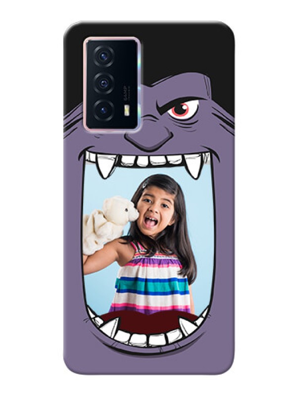 Custom iQOO Z5 5G Personalised Phone Covers: Angry Monster Design