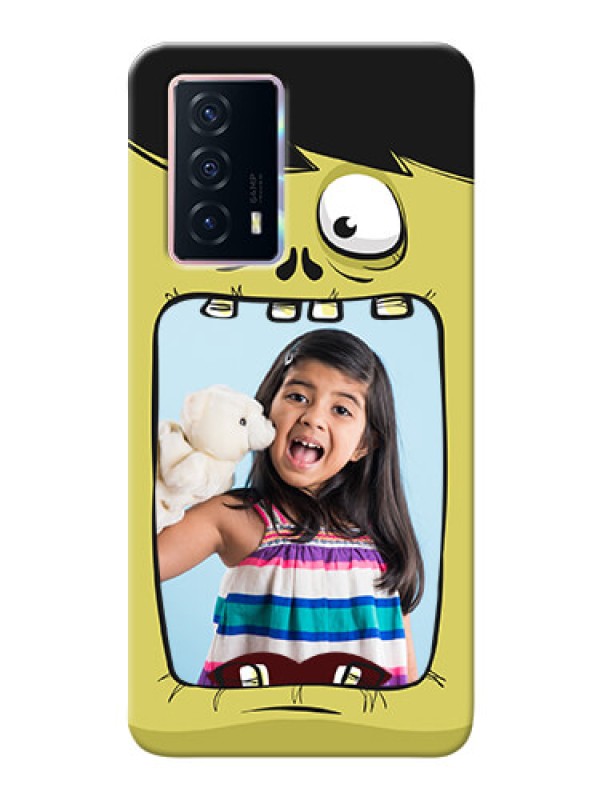 Custom iQOO Z5 5G Mobile Covers: Cartoon monster back case Design
