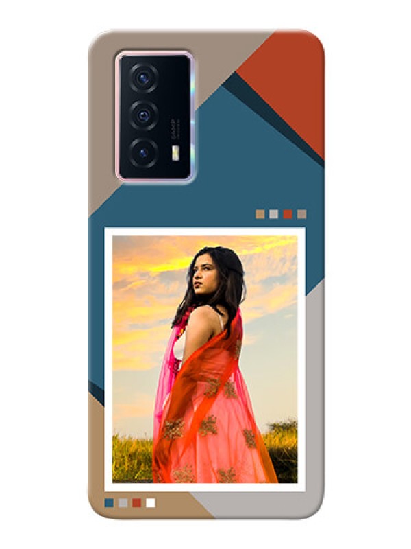 Custom iQOO Z5 5G Mobile Back Covers: Retro color pallet Design