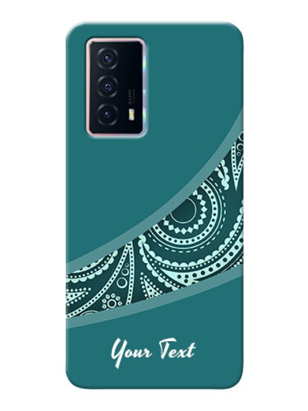 Custom iQOO Z5 5G Custom Phone Covers: semi visible floral Design