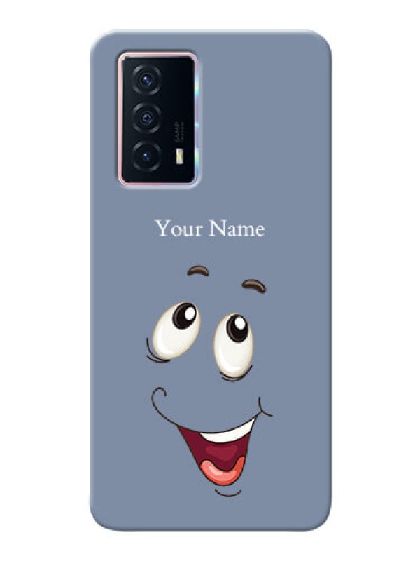 Custom iQOO Z5 5G Phone Back Covers: Laughing Cartoon Face Design