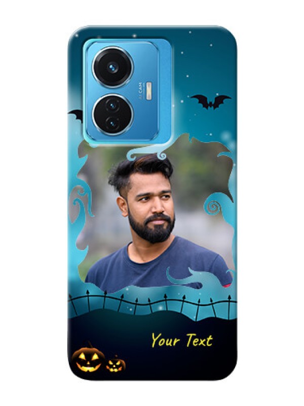 Custom iQOO Z6 5G 44W Personalised Phone Cases: Halloween frame design