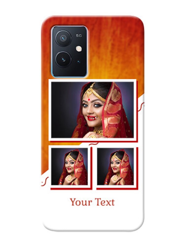 Custom iQOO Z6 5G Personalised Phone Cases: Wedding Memories Design 