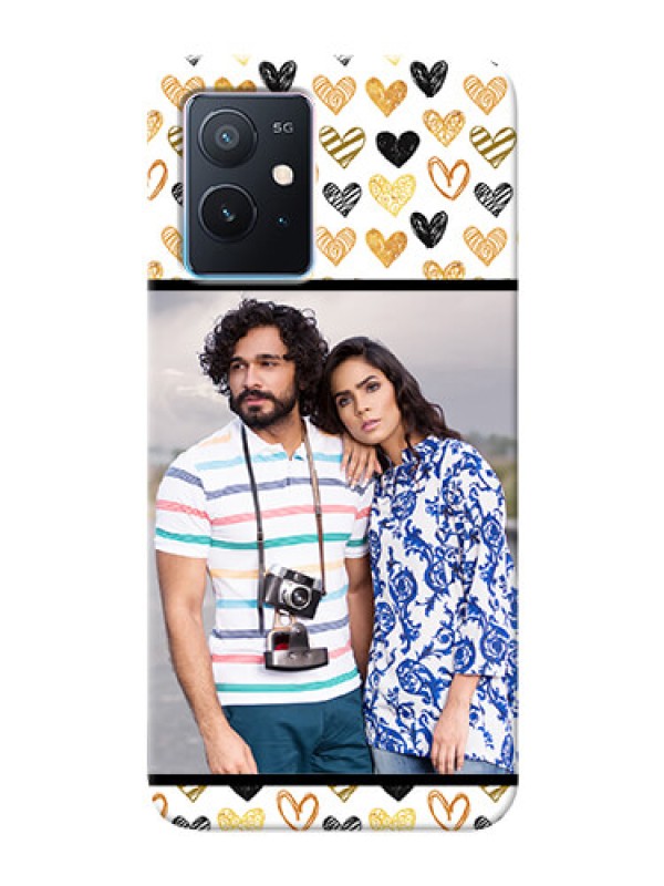 Custom iQOO Z6 5G Personalized Mobile Cases: Love Symbol Design