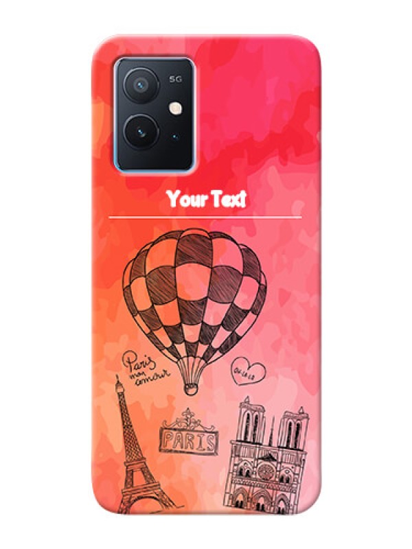 Custom iQOO Z6 5G Personalized Mobile Covers: Paris Theme Design
