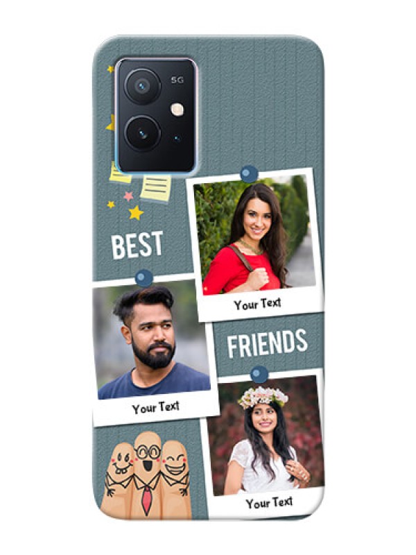 Custom iQOO Z6 5G Mobile Cases: Sticky Frames and Friendship Design