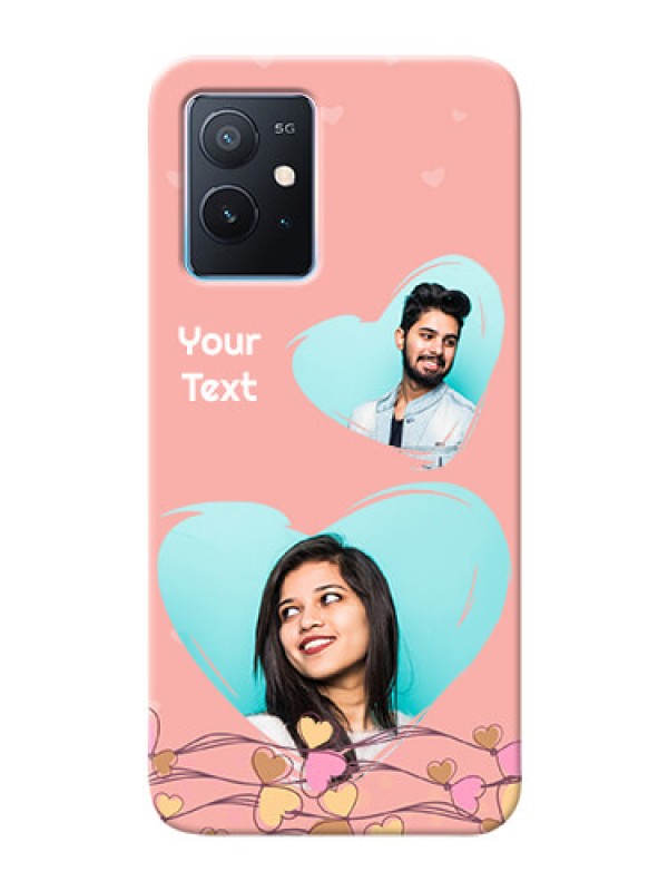 Custom iQOO Z6 5G customized phone cases: Love Doodle Design