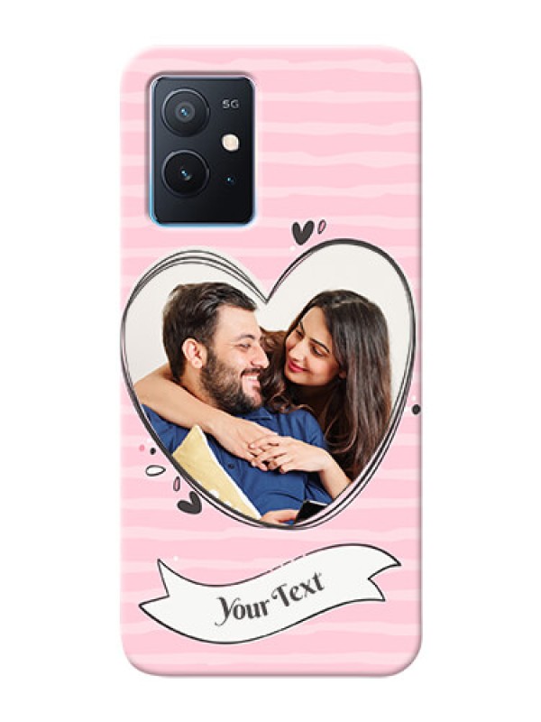Custom iQOO Z6 5G custom mobile phone covers: Vintage Heart Design